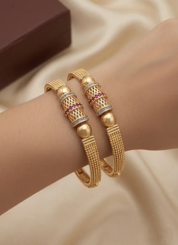 Royal_Ruby_Gold-Plated_Designer_Bangles_For_Women