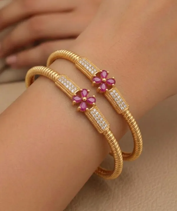 Ruby_Bloom_Gold_Plated_Floral_Bangles_–_Set_of_2