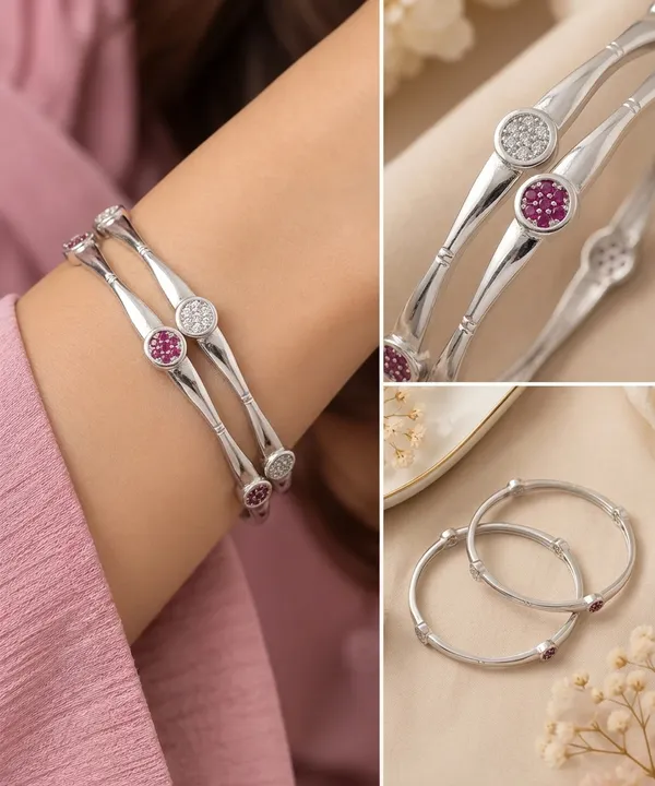 Ruby_Spark_Silver_Plated_Bangles_–_Pair_of_2