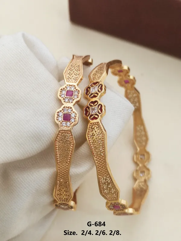 Gold_Plated_Stylish_Micro_Bangles_With_Diamond_Pack_Of_2