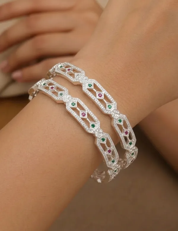 Silver_Plated_AD_Diamond_Broad_Designer_Bangles_