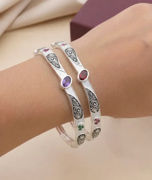 Silver_Plated_AD_Diamond_Studded_Designer_Bangles