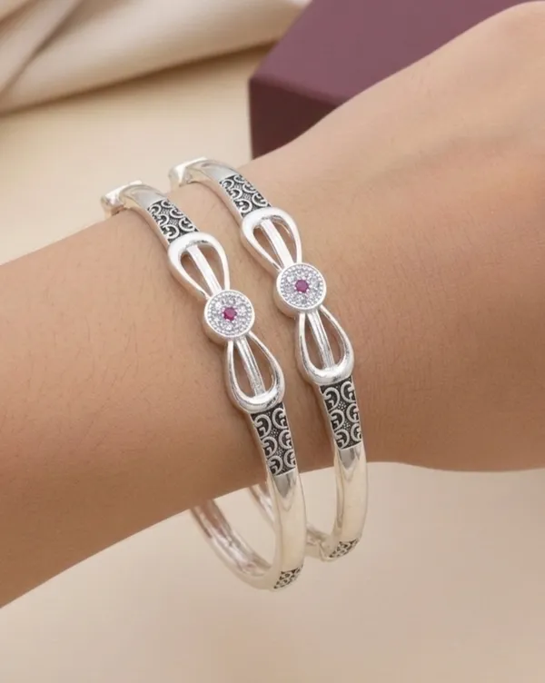 Silver_Plated_Designer_Bangle_Set_with_CZ_&_Multicolor_Stones_for_Women_(Set_of_6)