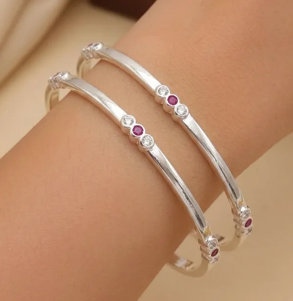 Silver_Plated_Ruby_&_Diamond_Accent__Bangles_–_Elegant_Daily_Wear_Pair