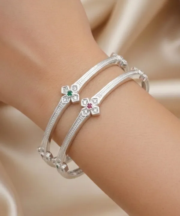 Star_Shape_Silver_Plated_Bangles_(Pack_of_2)