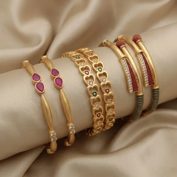 Premium_Gold-Plated_Designer_Bangle_Combo_Set_for_Women_|_Set_of_3_Pairs_Stone_&_Heart_Design_Bangles