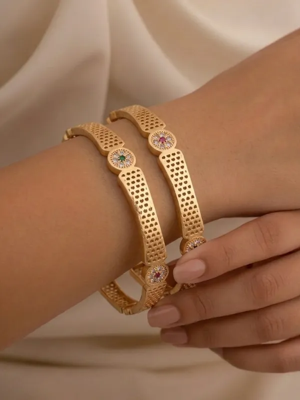 Gold_Meenakari_Bangles_With_Ad_Diamond_For_Women_Pack_Of_2