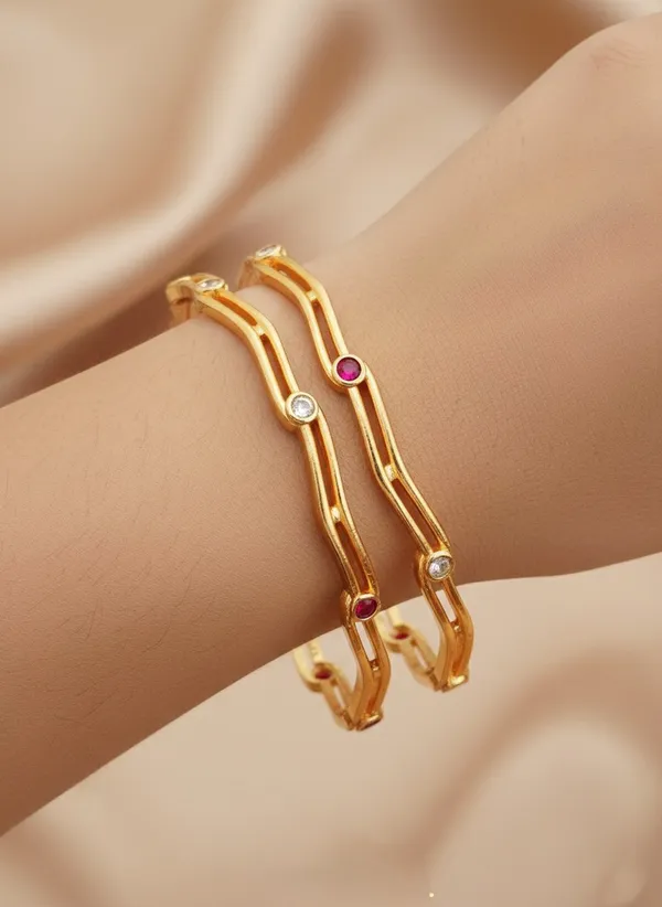 Gold_Stylish_Micro_Gold_Plated_Bangles_With_Diamond_Pack_Of_2_