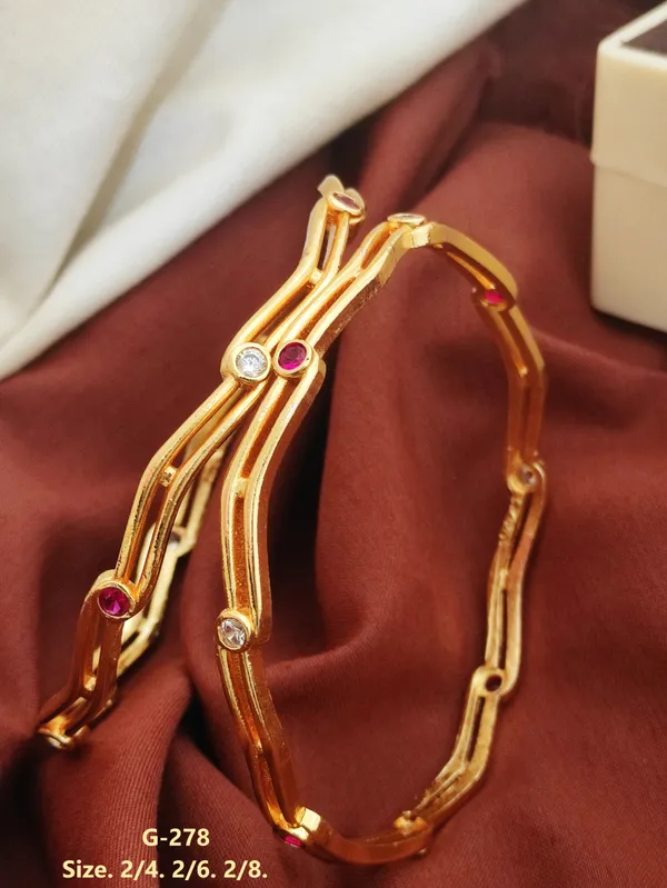 Gold_Stylish_Micro_Gold_Plated_Bangles_With_Diamond_Pack_Of_2_