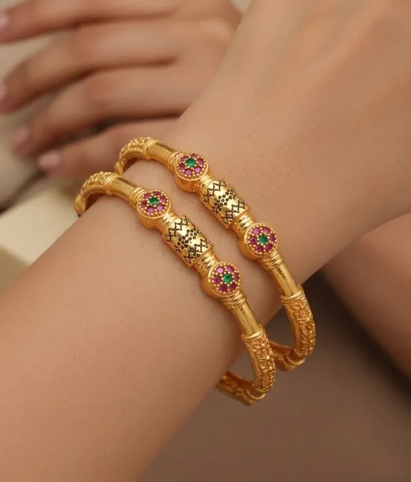 Gold_Plated_Micro_Diamond_Studded_Bangles_For_Women_2_Pcs