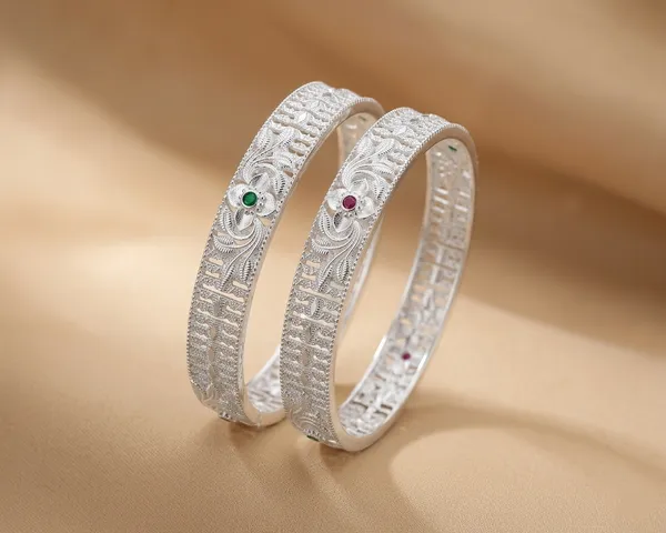 Ruby_and_Green__Studded_Silver_Plated_Bangles_For_Women