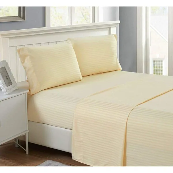 Pink_Satin_Striped_Bedsheet_With_Pillow_Covers