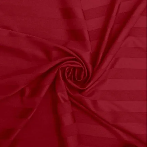 Maroon_Satin_Striped_King_Size_Bedsheet_With_Pillow_Covers