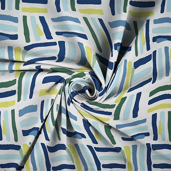 Multicolor_Cotton_Fitted_Bedsheet_Set_With_Pillow_Covers