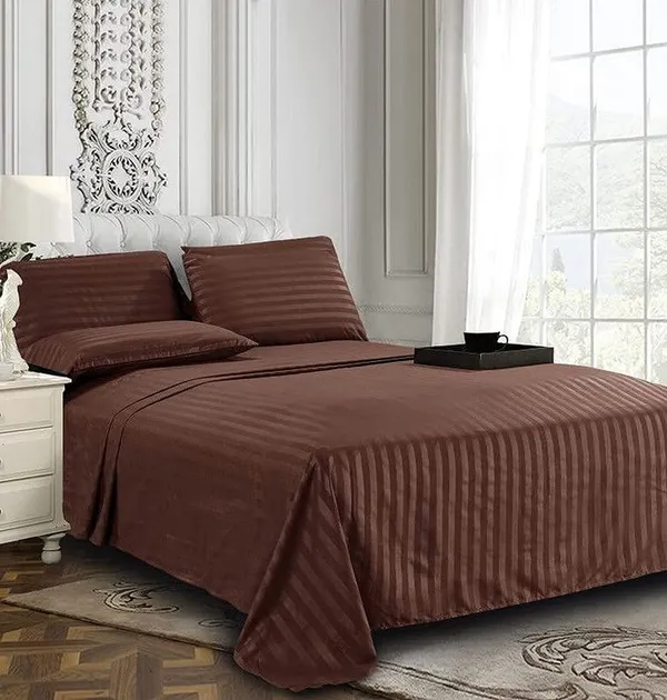 Multicolor_Cotton_Striped_Bedsheet_With_Pillow_Covers