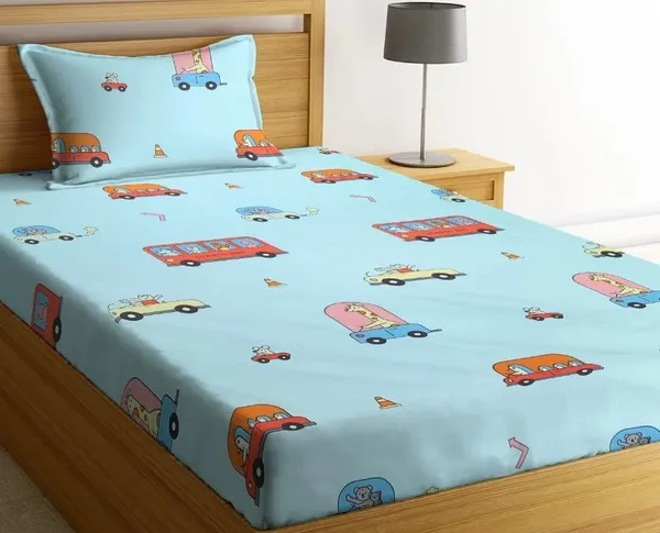 Multicolor_Cotton_Cartoon_Printed_Kids_Bedsheet_With_Pillow_Cover