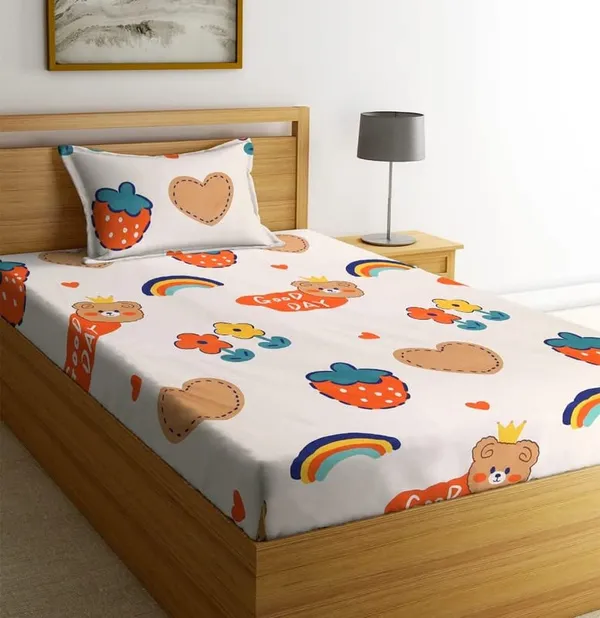 Multicolor_Cotton_Bedsheet_With_Pillow_Cover