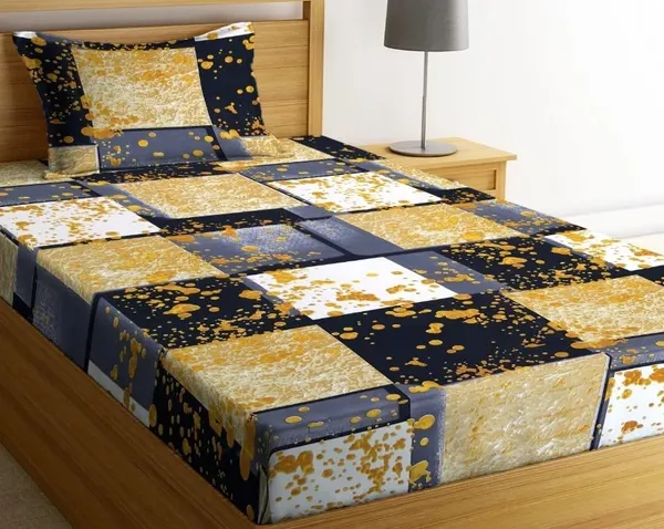 Multicolor_Single_Bed_Bedsheet_With_Pillow_Cover