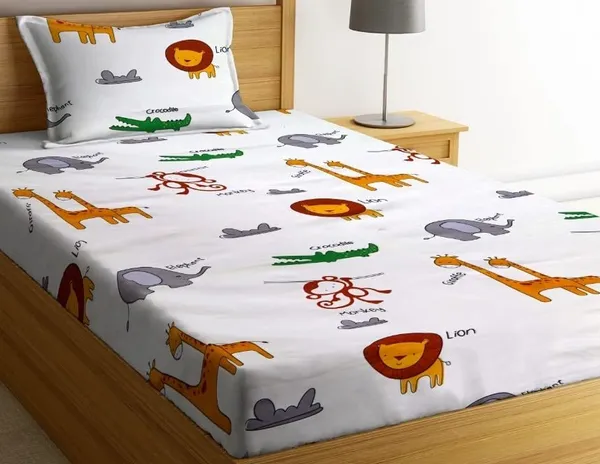 Multicolor_Cotton_Printed_Bedsheet_With_Pillow_Cover