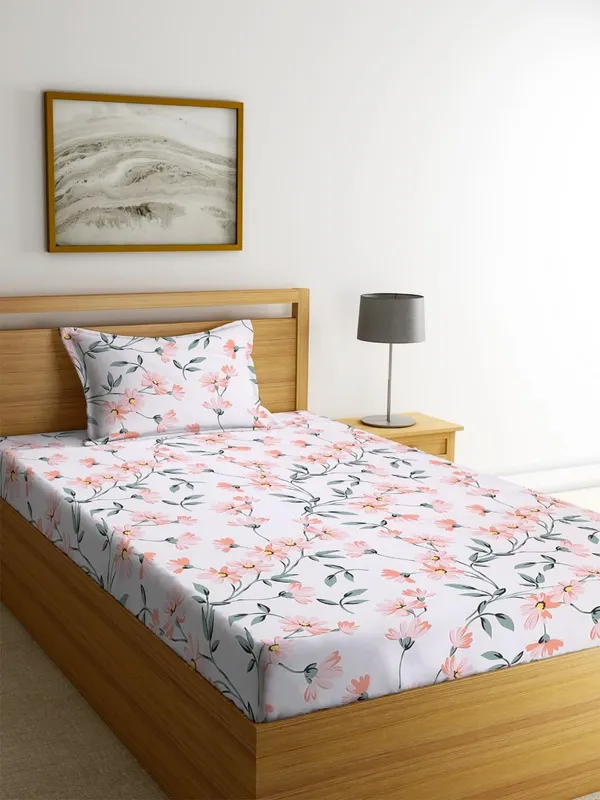 Multicolor_Single_Bed_Bedsheet_With_Pillow_Cover