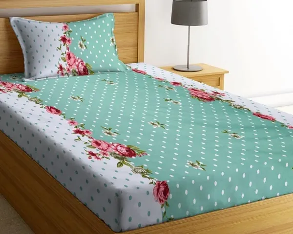 Multicolor_Single_Bed_Bedsheet_With_Pillow_Cover