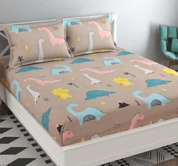 Multicolor_Cotton_Printed_Double_Bedsheet_With_Pillow_Covers