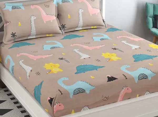 Multicolor_Cotton_Printed_Double_Bedsheet_With_Pillow_Covers