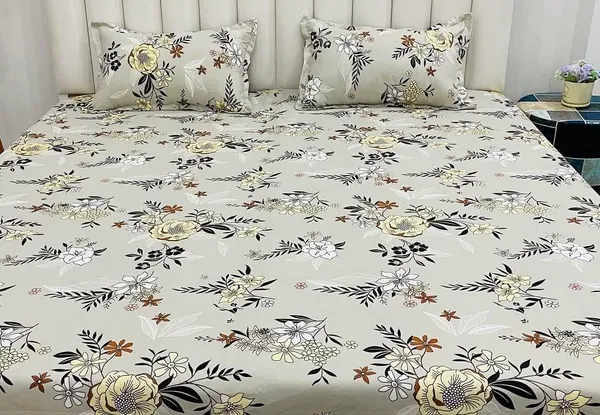 Dark_Blue_Cotton_Printed_Double_Bedsheet_With_Pillow_Covers