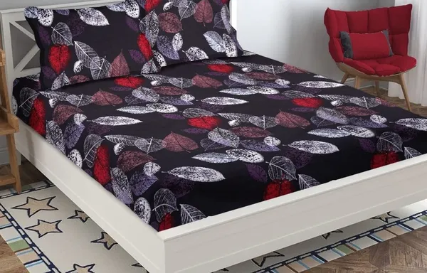 Multicolor_Cotton_Printed_Double_Bedsheet_With_Pillow_Covers