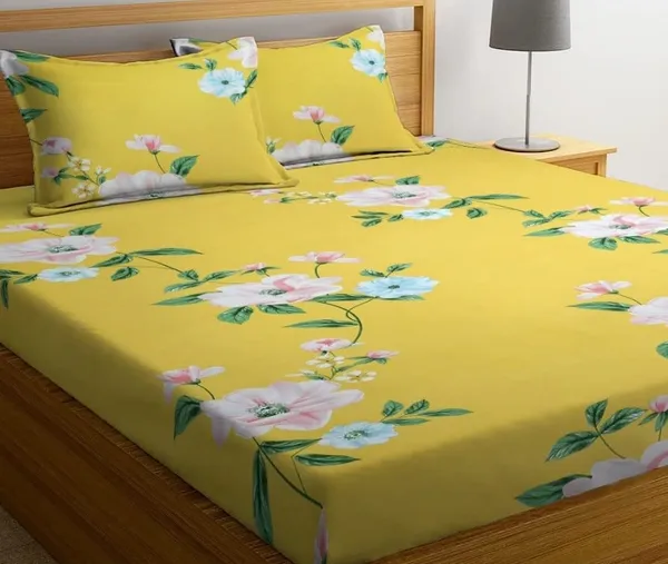 Multicolor_Cotton_Printed_Double_Bedsheet_With_Pillow_Covers