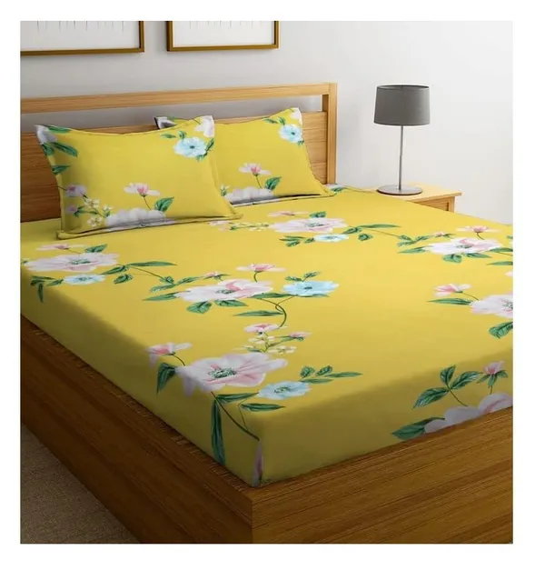 Multicolor_Cotton_Printed_Double_Bedsheet_With_Pillow_Covers