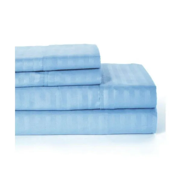 Sky_Blue_Cotton_Bedsheet_With_Pillow_Cover