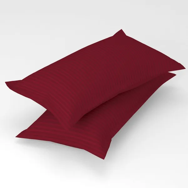 Maroon_Cotton_Sateen_Bedsheet_With_Pillow_Cover