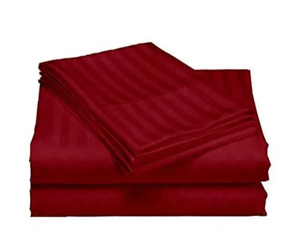 Maroon_Cotton_Sateen_Bedsheet_With_Pillow_Cover