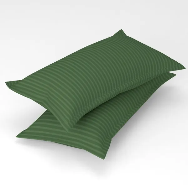 Dark_Green_Cotton_Bedsheet_With_Pillow_Cover