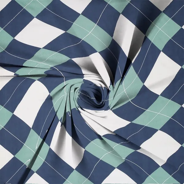 Multicolor_Cotton_Elastic_Fitted_Bedsheet_Set_With_Pillow_Covers