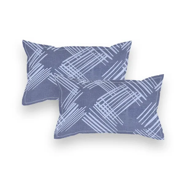 Multicolor_Cotton_Fitted_Bedsheet_Set_With_Pillow_Covers