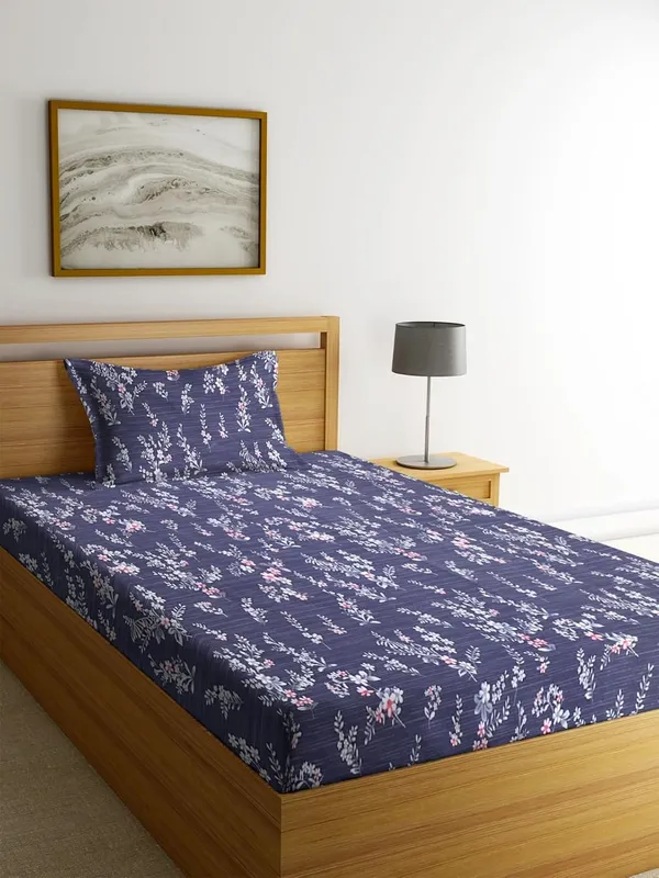 Multicolor_Single_Bed_Bedsheet_With_Pillow_Cover