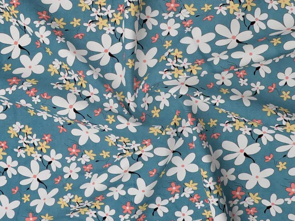 Multicolor_Cotton_Fitted_Bedsheet_With_Pillow_Covers