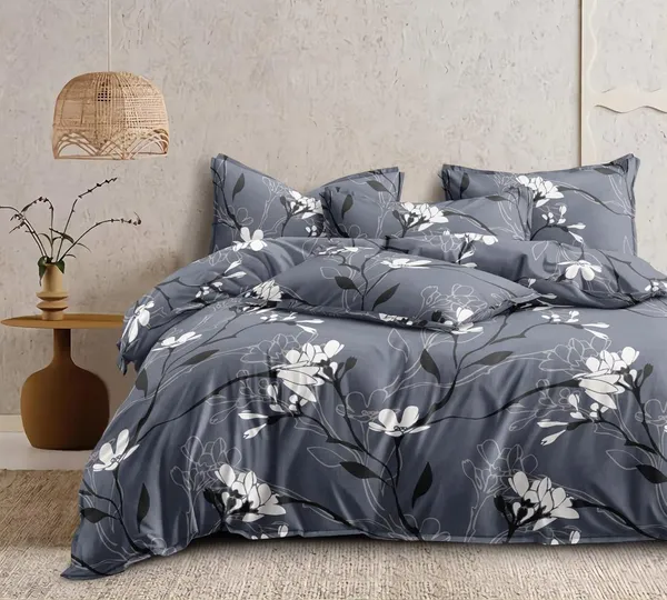 Multicolor_Microfiber_Cotton_Bedsheet_With_Pillow_Covers