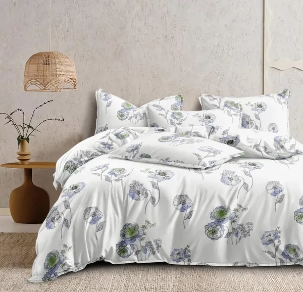 Multicolor_Microfiber_Cotton_Bedsheet_With_Pillow_Covers