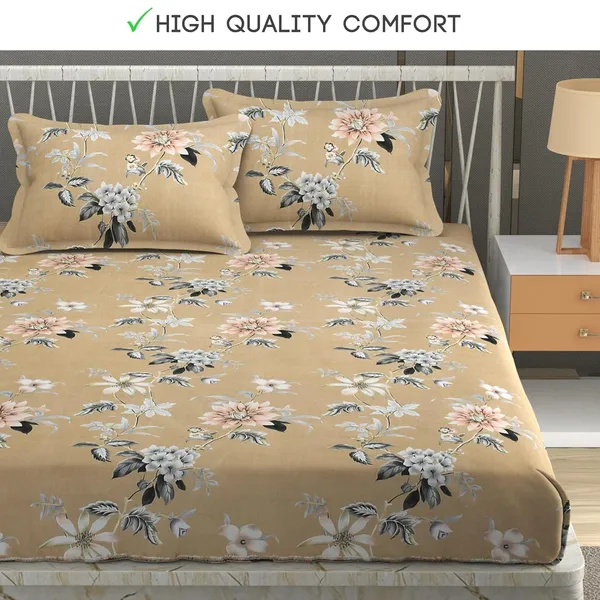 Multicolor_Cotton_Bedsheet_With_Pillow_Covers