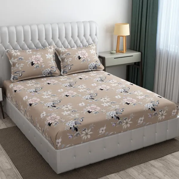 Multicolor_Cotton_Bedsheet_With_Pillow_Covers