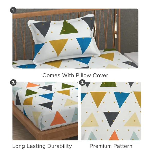 Multicolor_Cotton_Bedsheet_With_Pillow_Cover