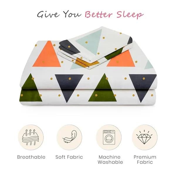 Multicolor_Cotton_Bedsheet_With_Pillow_Cover