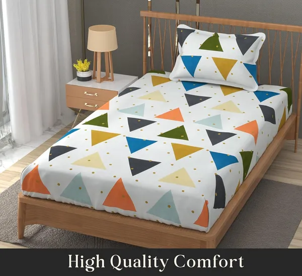 Multicolor_Cotton_Bedsheet_With_Pillow_Cover