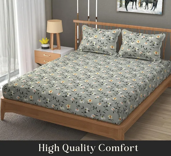 Multicolor_Cotton_Bedsheet_With_Pillow_Covers