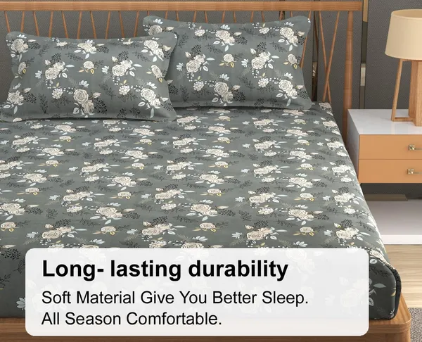 Multicolor_Cotton_Bedsheet_With_Pillow_Covers
