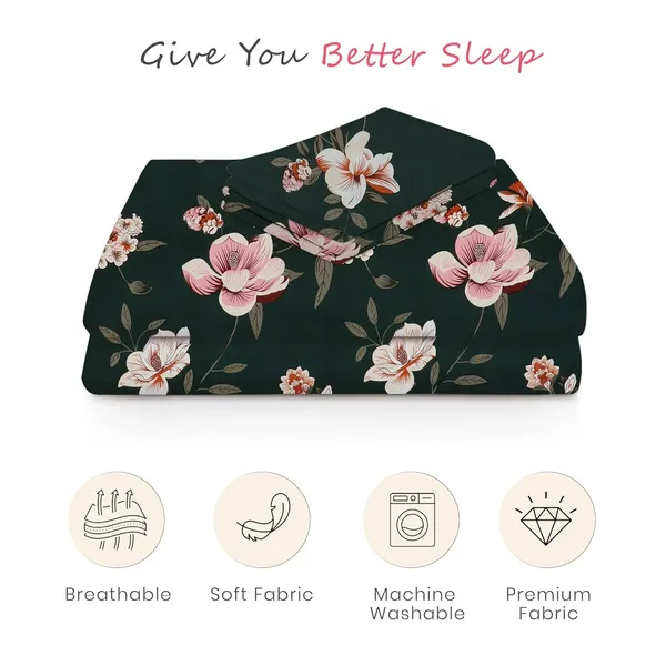 Multicolor_Cotton_Bedsheet_With_Pillow_Covers