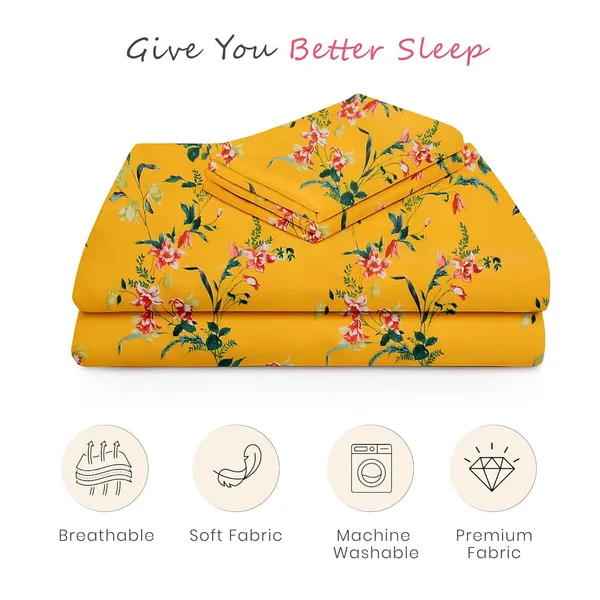 Multicolor_Cotton_Bedsheet_With_Pillow_Covers